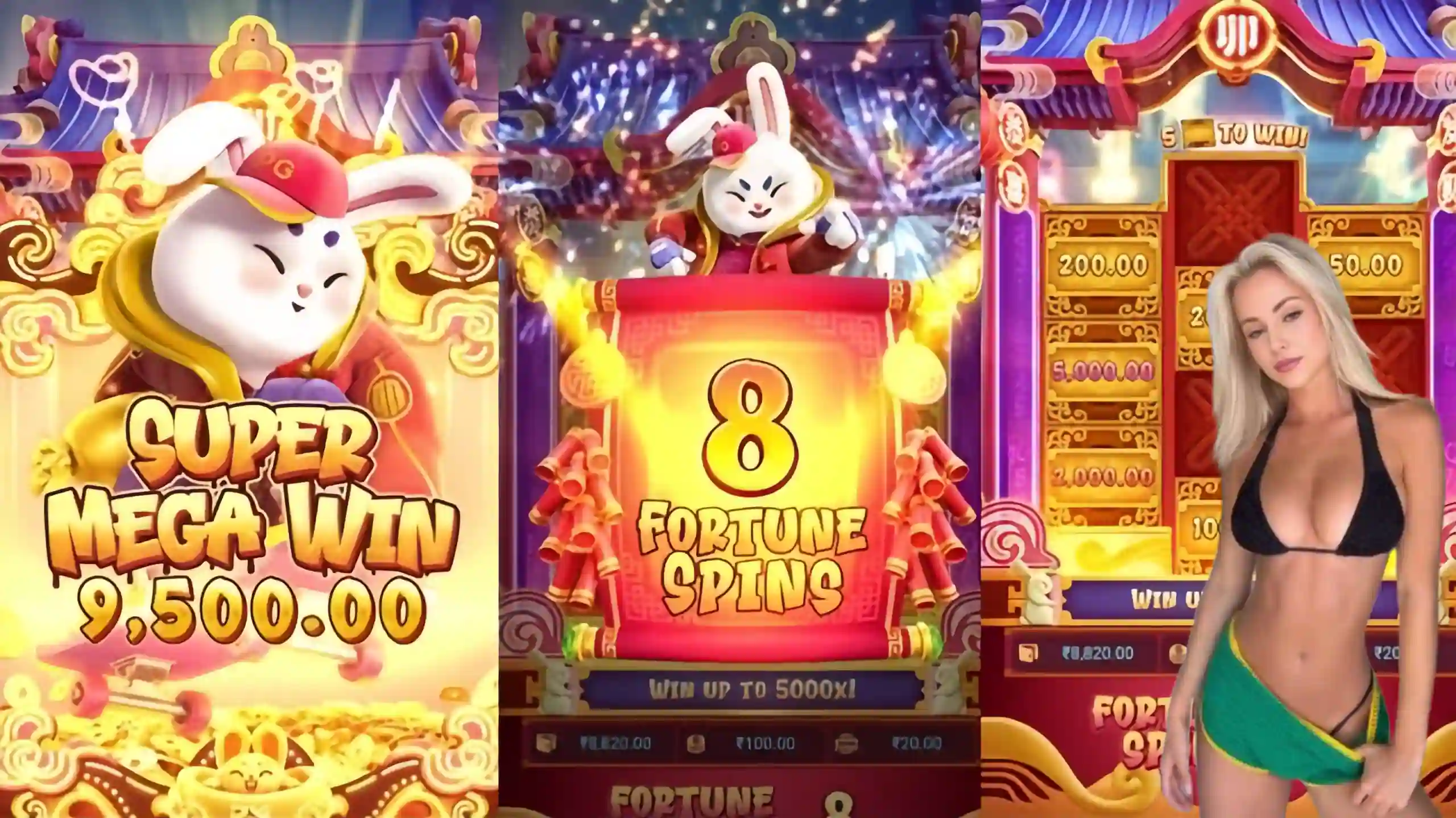 Wild Expansivo Fortune Rabbit 68z - Coelho Dourado que Expande